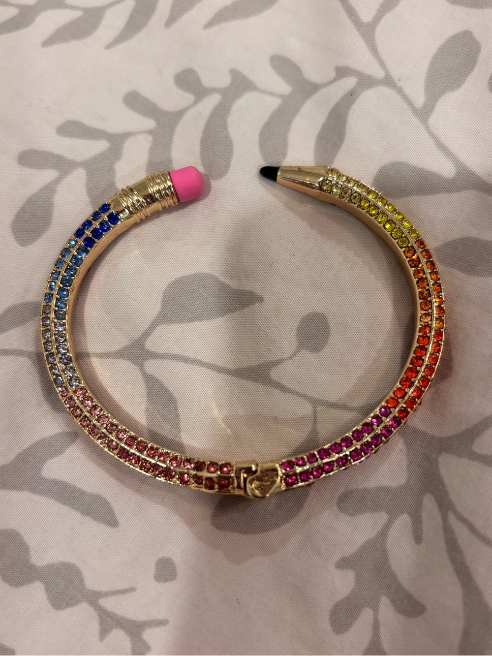 Colorful Gem Pencil Bracelet